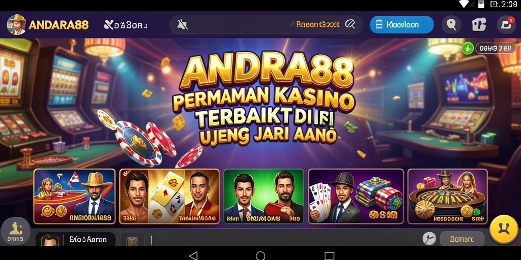 Tampilan menarik dari gameplay Kasino di ANDARA88.