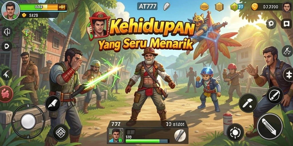 Screenshot AT777 menampilkan gameplay simulasi yang menarik dan mendalam.