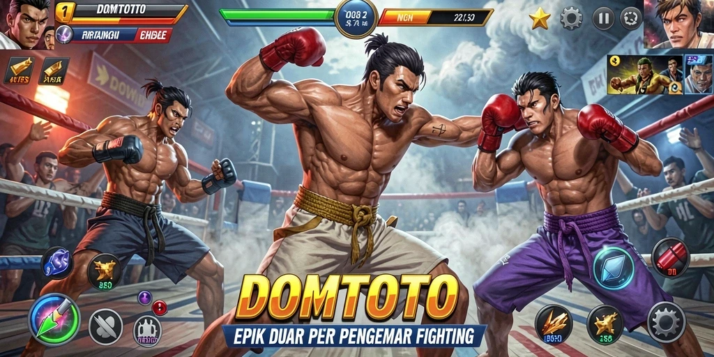 Gameplay menarik dalam DOMTOTO dengan pertarungan yang intens.