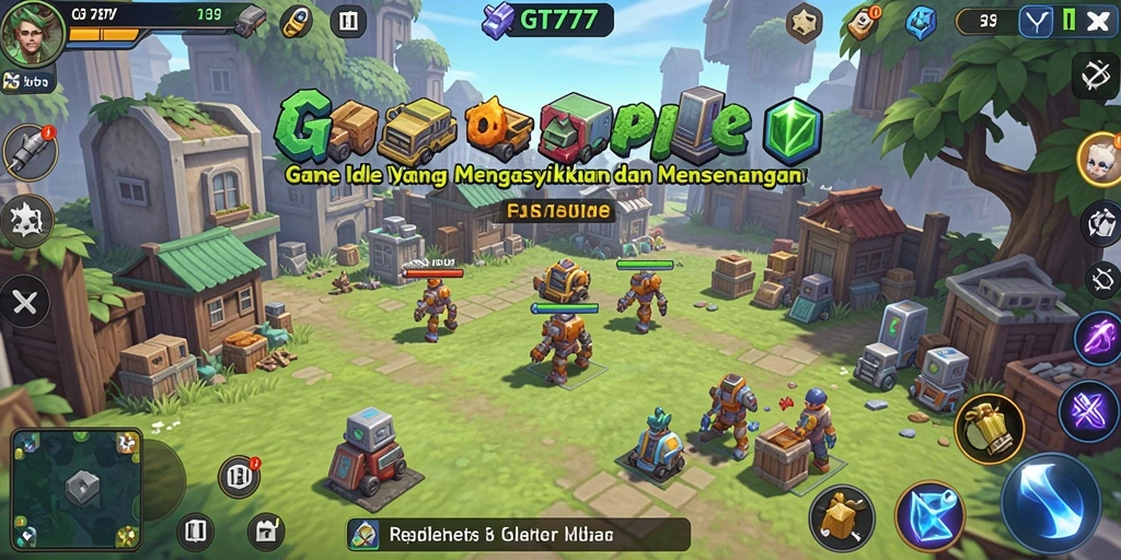 Tampilan gameplay GT777 yang seru dan menawan dalam suasana Idle.