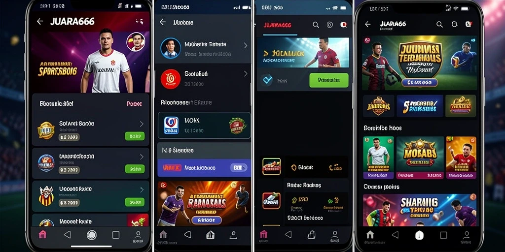 Tampilan gameplay JUARA666 yang menarik dalam taruhan olahraga.