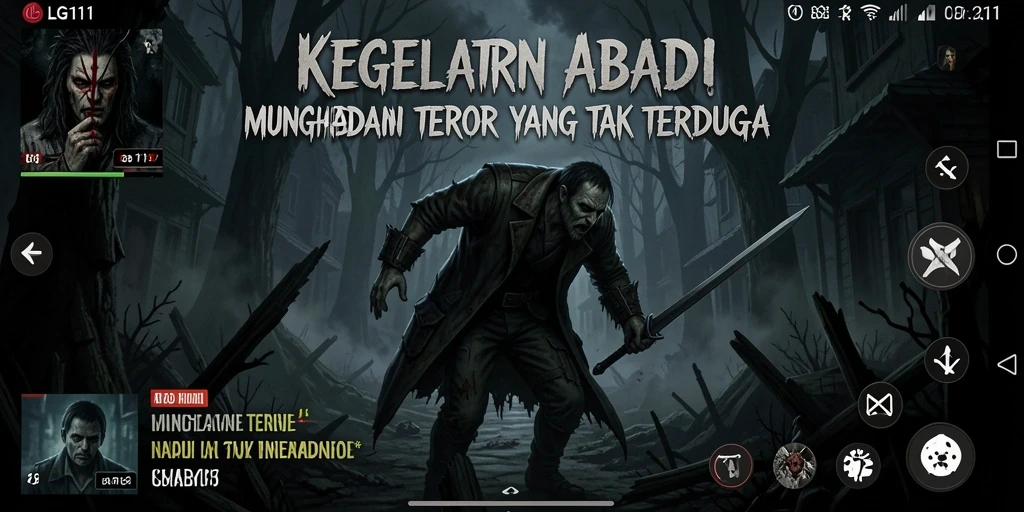 Gameplay LG111 yang menegangkan dengan atmosfer Horror yang mencengangkan.