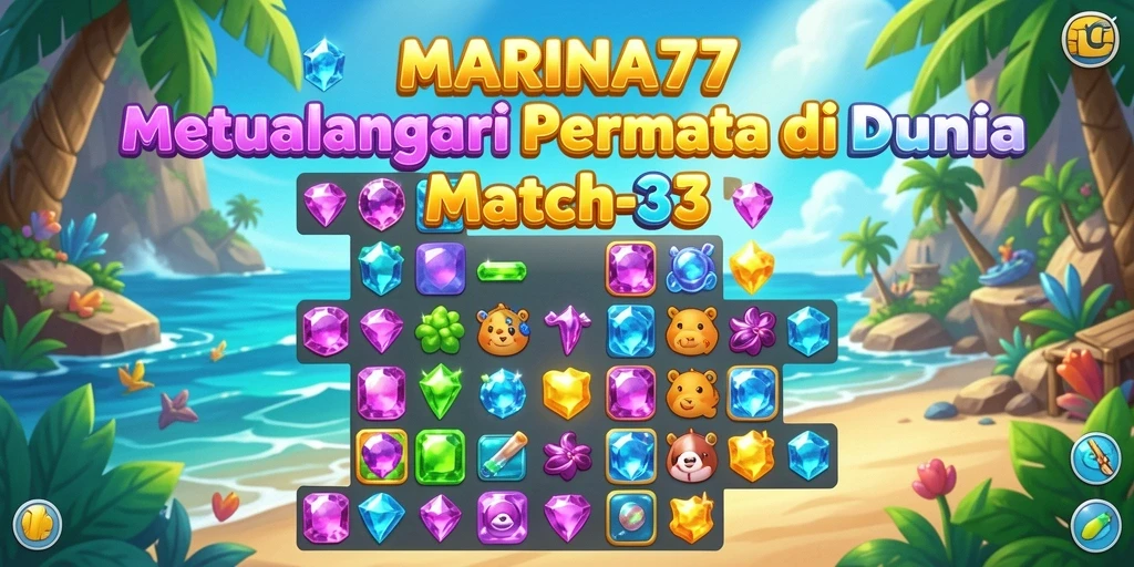 Tampilan gameplay MARINA77 yang seru dan penuh warna.