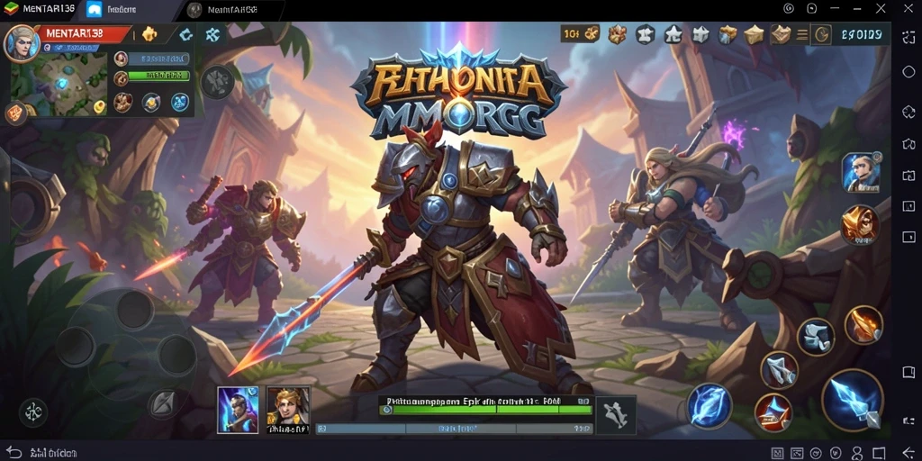 Tangkapan layar gameplay MENTARI138 yang menampilkan pertarungan seru dan strategi.